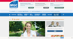 Desktop Screenshot of mgc-prevention.fr
